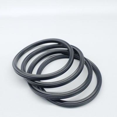 Double Acting AS438 X Ring Four Lipped Seals With NBR FKM Material 158.12x6.99 Size