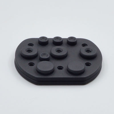 Professional Custom Silicone Pads / Nozzle Pads , Custom Silicone Irregular Products